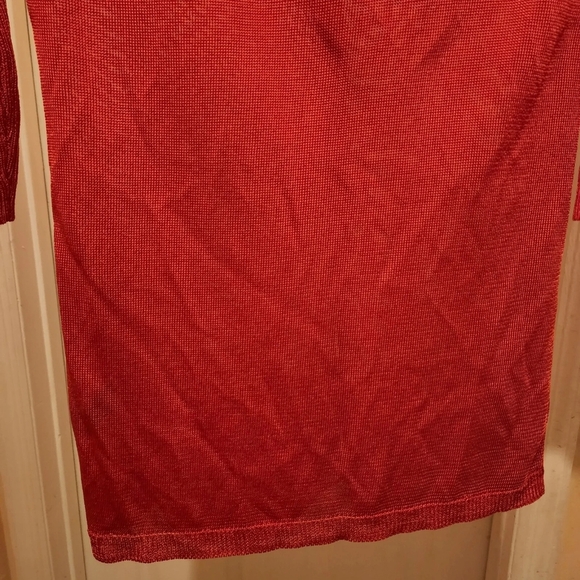 Adrienne Vittadini NWT Lightweight Red Cardigan Sweater Size XL - Picture 2 of 7